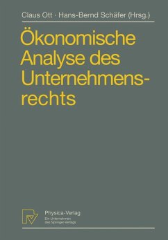 Cover Ökonomische Analyse des Unternehmensrechts (eBook, PDF)
