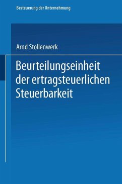 Cover Beurteilungseinheit der ertragsteuerlichen Steuerbarkeit (eBook, PDF)