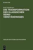 Die Transformation des klassischen Seinsverständnisses (eBook, PDF)
