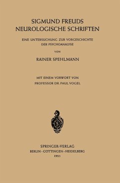 Sigmund Freuds Neurologische Schriften (eBook, PDF) - Spehlmann, Rainer
