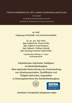 Cover Arbeitsformen technischer Intelligenz im Steinkohlenbergbau (eBook, PDF)