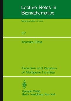Evolution and Variation of Multigene Families (eBook, PDF) - Ohta, T.