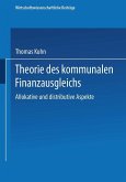 Theorie des kommunalen Finanzausgleichs (eBook, PDF)