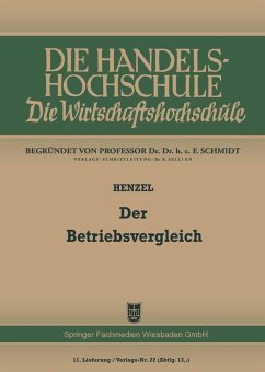 Der Betriebsvergleich (eBook, PDF) - Henzel, Friedrich