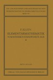 Elementarmathematik vom Höheren Standpunkte Aus, II (eBook, PDF)