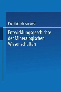 Cover Entwicklungsgeschichte der Mineralogischen Wissenschaften (eBook, PDF)