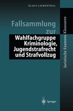 Fallsammlung zu Kriminologie, Jugendstrafrecht, Strafvollzug (eBook, PDF) - Laubenthal, Klaus