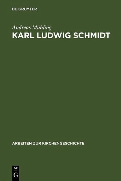 Karl Ludwig Schmidt (eBook, PDF)