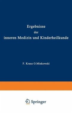 Ergebnisse der inneren Medizin und Kinderheilkunde (eBook, PDF) - Langstein, L.; Meyer, Erich; Schittenhelm, A.; Brugsch, Th.