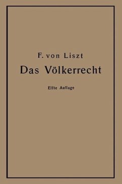 Das Völkerrecht (eBook, PDF) - Liszt, Franz Von