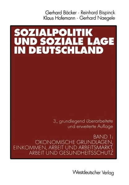 Sozialpolitik und soziale Lage in Deutschland (eBook, PDF)