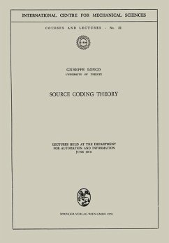 Source Coding Theory (eBook, PDF) - Longo, Giuseppe