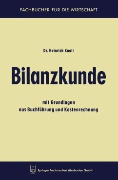 Cover Bilanzkunde (eBook, PDF)