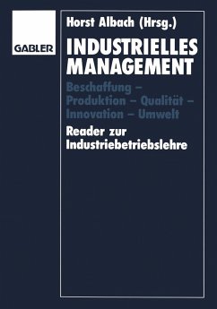 Industrielles Management (eBook, PDF) - Albach, Horst