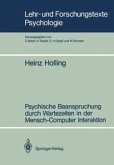 Psychische Beanspruchung durch Wartezeiten in der Mensch-Computer Interaktion (eBook, PDF)