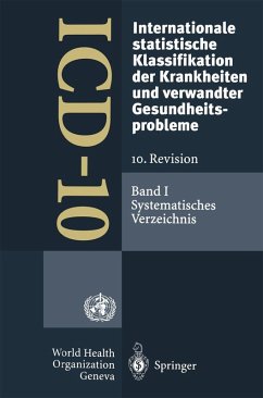 Cover ICD-10: Internationale statistische Klassifikation der Krankheiten und verwandter Gesundheitsprobleme. 10. Revision (eBook, PDF)