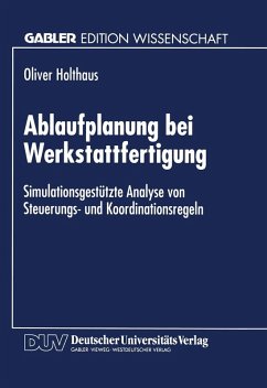 Ablaufplanung bei Werkstattfertigung (eBook, PDF)