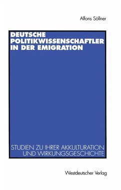 Deutsche Politikwissenschaftler in der Emigration (eBook, PDF) - Söllner, Alfons