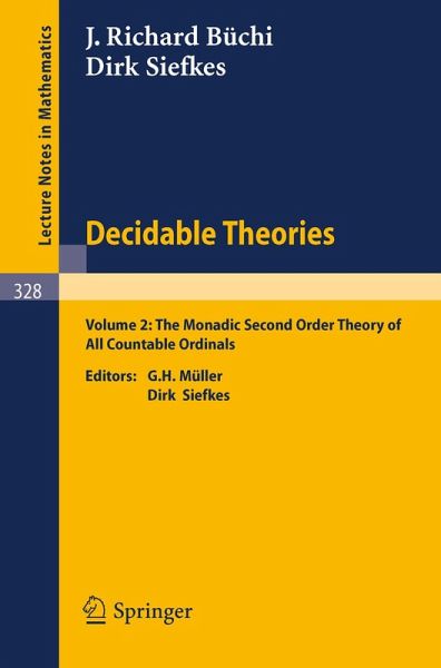 Decidable Theories (eBook, PDF) Decidable Theories (eBook, PDF)