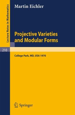 Projective Varieties and Modular Forms (eBook, PDF) - Eichler, M.