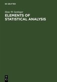 Elements of Statistical Analysis (eBook, PDF)