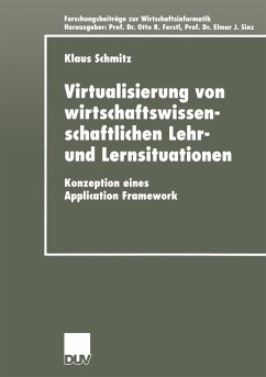 Cover Virtualisierung von wirtschaftswissenschaftlichen Lehr- und Lernsituationen (eBook, PDF)