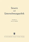 Steuern und Unternehmungspolitik (eBook, PDF)
