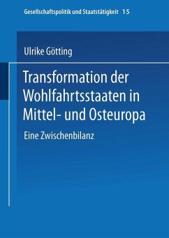 Cover Transformation der Wohlfahrtsstaaten in Mittel- und Osteuropa (eBook, PDF)