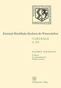 Probleme der österreichischen Strafrechtsreform (eBook, PDF) - Nowakowski, Friedrich