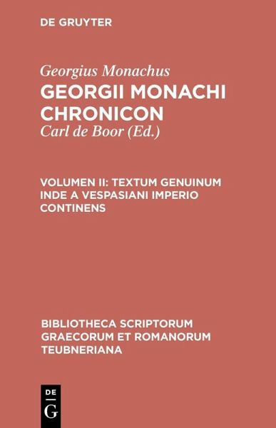 Textum genuinum inde a Vespasiani imperio continens (eBook, PDF)