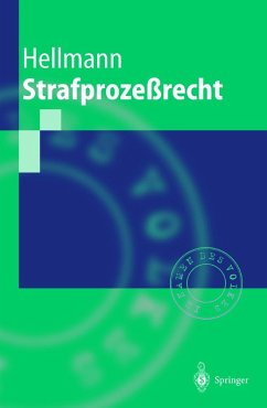 Strafprozeßrecht (eBook, PDF) - Hellmann, Uwe