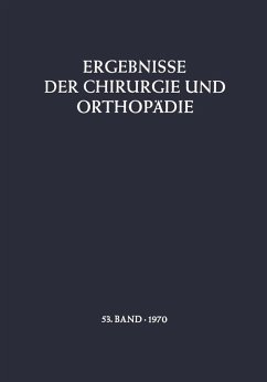 Cover Ergebnisse der Chirurgie und Orthopädie (eBook, PDF)