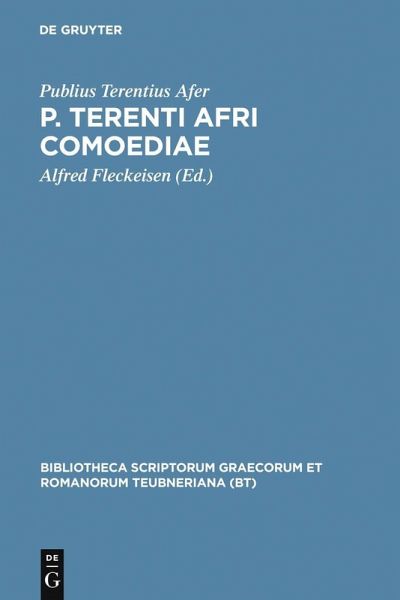 P. Terenti Afri comoediae (eBook, PDF) P. Terenti Afri comoediae (eBook, PDF)