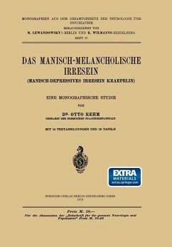 Das Manisch-Melancholische Irresein (eBook, PDF) - Rehm, Otto