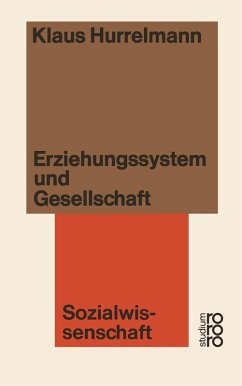 Cover Erziehungssystem und Gesellschaft (eBook, PDF)