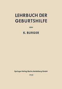 Cover Lehrbuch der Geburtshilfe (eBook, PDF)