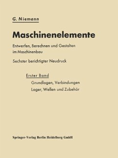 Maschinenelemente Entwerfen, Berechnen und Gestalten im Maschinenbau (eBook, PDF) - Niemann, G.