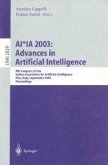 AI*IA 2003: Advances in Artificial Intelligence (eBook, PDF)