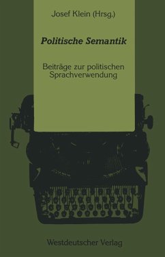 Cover Politische Semantik (eBook, PDF)