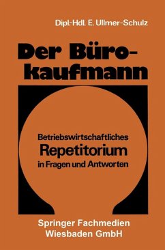 Der Bürokaufmann (eBook, PDF) - Ullmer-Schulz, Edith