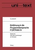 Einführung in die Programmiersprache FORTRAN IV (eBook, PDF)