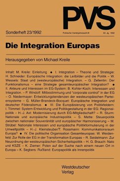 Die Integration Europas (eBook, PDF)