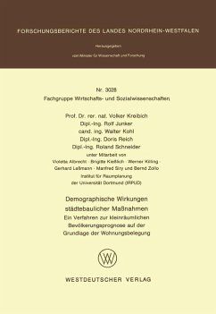 Cover Demographische Wirkungen städtebaulicher Maßnahmen (eBook, PDF)