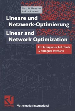 Lineare und Netzwerk-Optimierung / Linear and Network-Optimization (eBook, PDF) - Klamroth, Kathrin