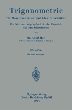Cover Trigonometrie für Maschinenbauer und Elektrotechniker (eBook, PDF)