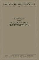 Cover Biologie der Hymenopteren (eBook, PDF)