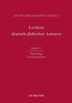 Lexikon deutsch-jüdischer Autoren. Band 21 (eBook, PDF) - Heuer, Renate