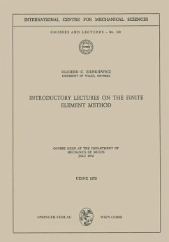 Introductory Lectures on the Finite Element Method (eBook, PDF) - Zienkiewicz, Olgierd C.