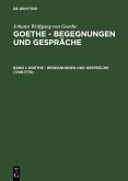 Goethe - Begegnungen und Gespräche Bd I (1749-1776) (eBook, PDF)