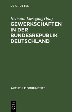 Cover Gewerkschaften in der Bundesrepublik Deutschland (eBook, PDF)